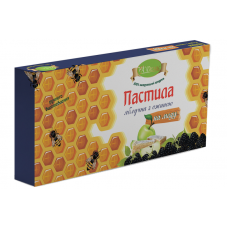 Пастила на меду яблучна з ожиною (210г)