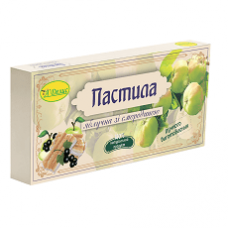 Пастила яблочная со смородиной 210 гр.